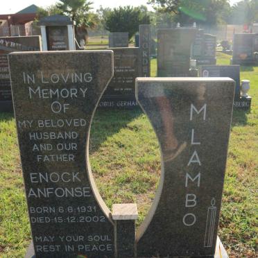 MLAMBO Enock Anfonse 1931-2002