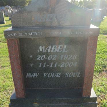 MARTYR Mabel 1926-2004 :: MARTYR Mitch 1947-2010
