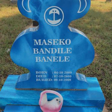 MASEKO Bandile Banele 2009-2009