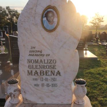 MABENA Nomalizo Glenrose 1931-2005