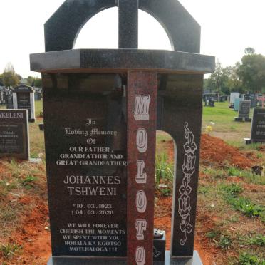 MOLOTO Johannes Tshweni 1923-2020