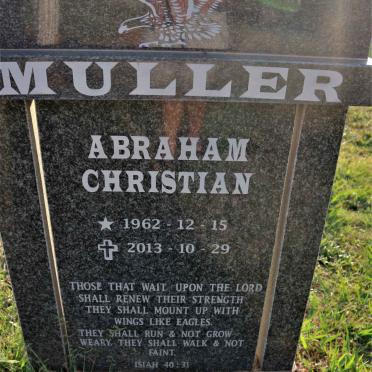 MULLER Abraham Christian 1962-2013