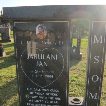MSOMI Jubulani Jan 1969-2006