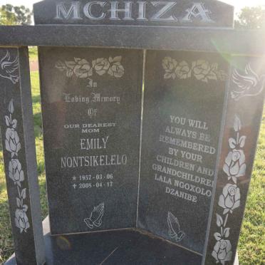 MCHIZA Emily Nontsikelelo 1957-2008
