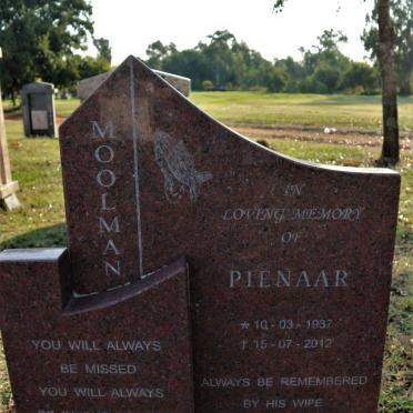 MOOLMAN Pienaar 1937-2012