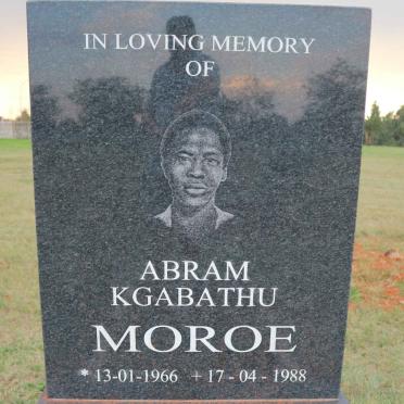 MOROE Abram Kgabathu 1966-1988