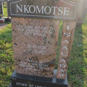 NKOMOTSE Isaac Adam 1926-2015