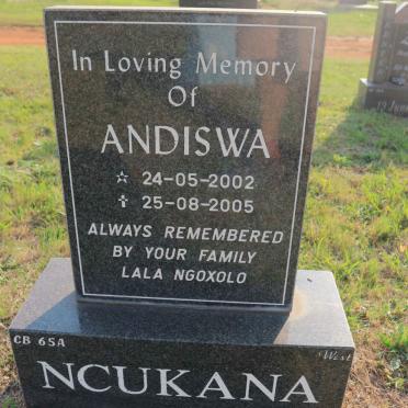NCUKANA Andiswa 2002-2005