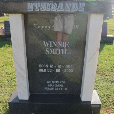 NTSIBANDE Winnie Smith 1914-2003