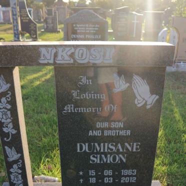 NKOSI Dumisane Simon 1963-2012