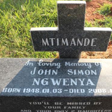 NGWENYA John Simon 1948-2008