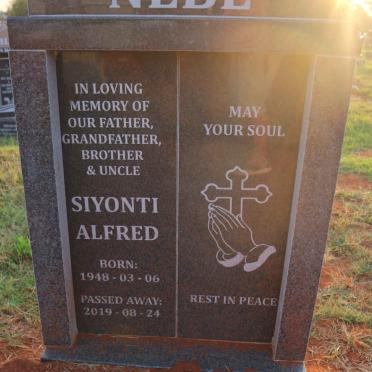NEBE Siyonti Alfred 1948-2019