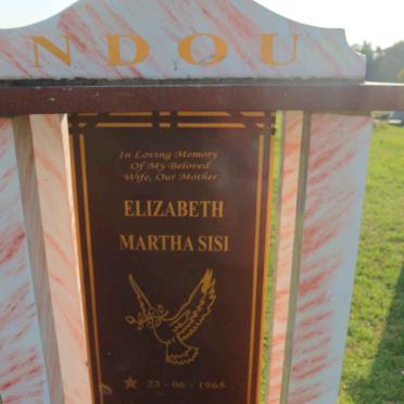 NDOU Elizabeth Martha Sisi 1965-2010
