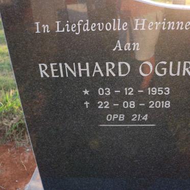 OGUREK Reinhard 1953-2018