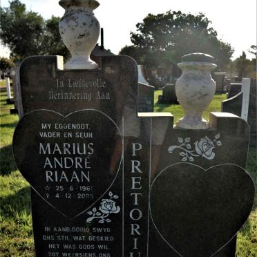 PRETORIUS Marius Andre Riaan 1961-2005