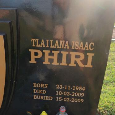 PHIRI Tlailana Isaac 1954-2009