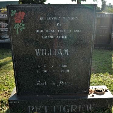 PETTIGREW William 1948-2001