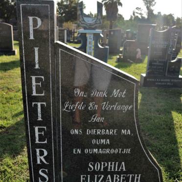 PIETERSE Sophia Elizabeth 1920-2004
