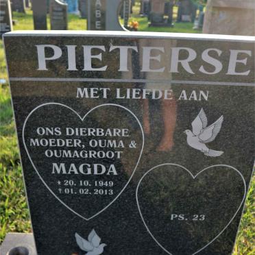 PIETERSE Magda 1949-2013