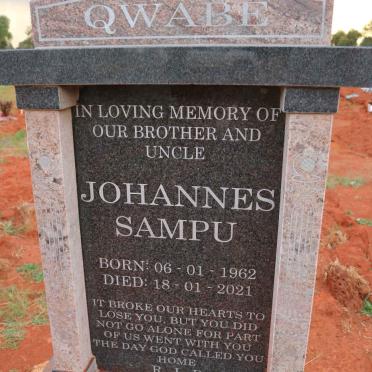 QWABE Johannes Sampu 1962-2021