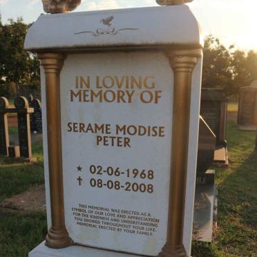 RANTIDI Serame Modise Peter 1968-2008
