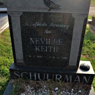 SCHUURMAN Neville Keith  1947-2001