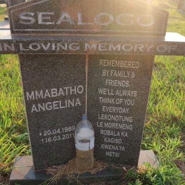 SEALOGO Mmabatho Angelina 1989-2011
