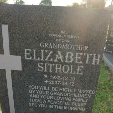 SITHOLE Elizabeth 1933-2007
