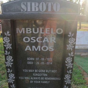 SIBOTO Mbulelo Oscar Amos 1973-2014