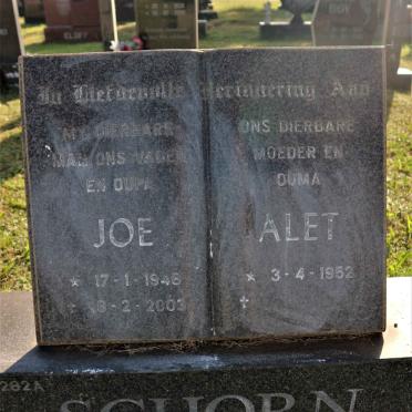 SCHORN Joe 1946-2003 &amp; Alet 1952-