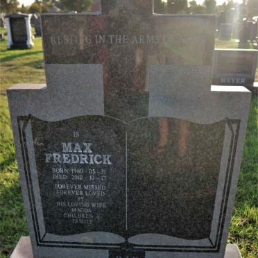 SCHENCK Max Fredrick 1960-2010