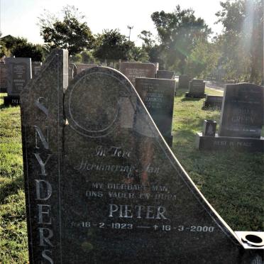 SNYDERS Pieter 1923-2000