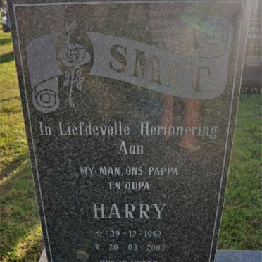 SMIT Harry 1952-2007