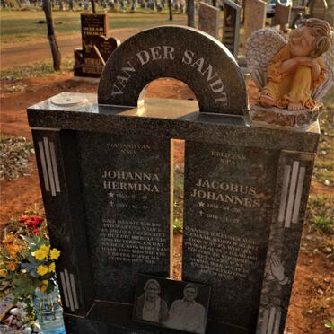 SANDT Jacobus Johannes, van der 1948-2018 &amp; Johanna Hermina 1953-2018