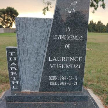 THABETHE Laurence Vusumuzi 1968-2018