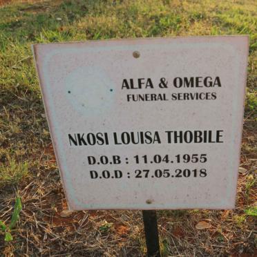THOBILE Nkosi Louisa 1955-2018
