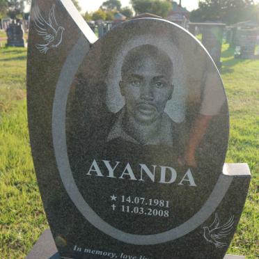 TULLOCK Ayanda 1981-2008