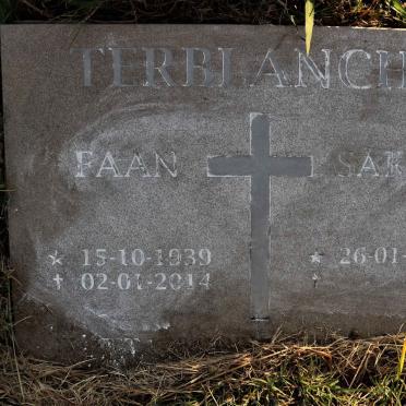 TERBLANCHE Faan 1939-2014 &amp; Sarie 1947-