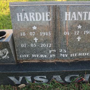 VISAGIE Hardie 1943-2012 &amp; Hantie 1944-