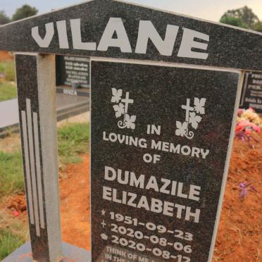VILANE Dumazile Elizabeth 1951-2020