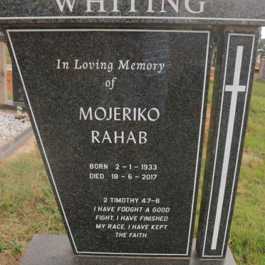 WHITING Mojeriko Rahab 1933-2017