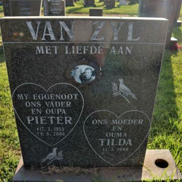 ZYL Pieter, van 1955-2006 &amp; Tilda 1960-