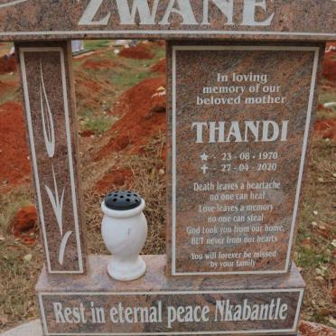 ZWANE Thandi 1970-2020