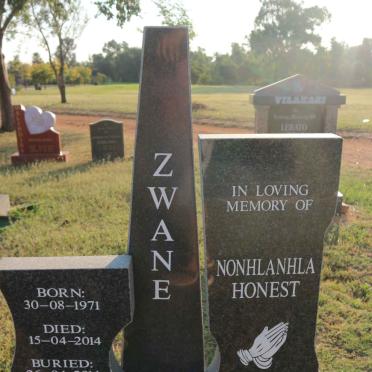 ZWANE Nonhlanhla Honest 1971-2014