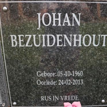BEZUIDENHOUT Johan 1960-2013