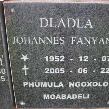 DLADLA Johannes Fanyana 1952-2005