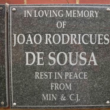 SOUSA Joao Rodricues, de