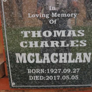 MCLACHLAN Thomas Charles 1927-2017