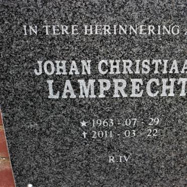 LAMPRECHT Johan Christiaan 1963-2011