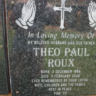 ROUX Theo Paul 1966-2006